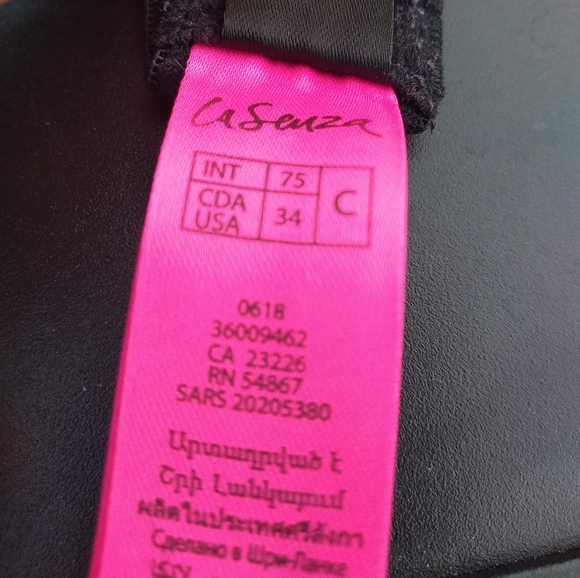 La Senza Remix Push Up Bras, Blue 34B & Black 34C, Underwire - Picture 12 of 15